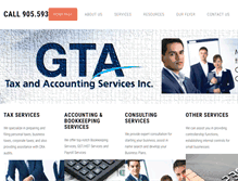 Tablet Screenshot of gtataxandaccounting.com